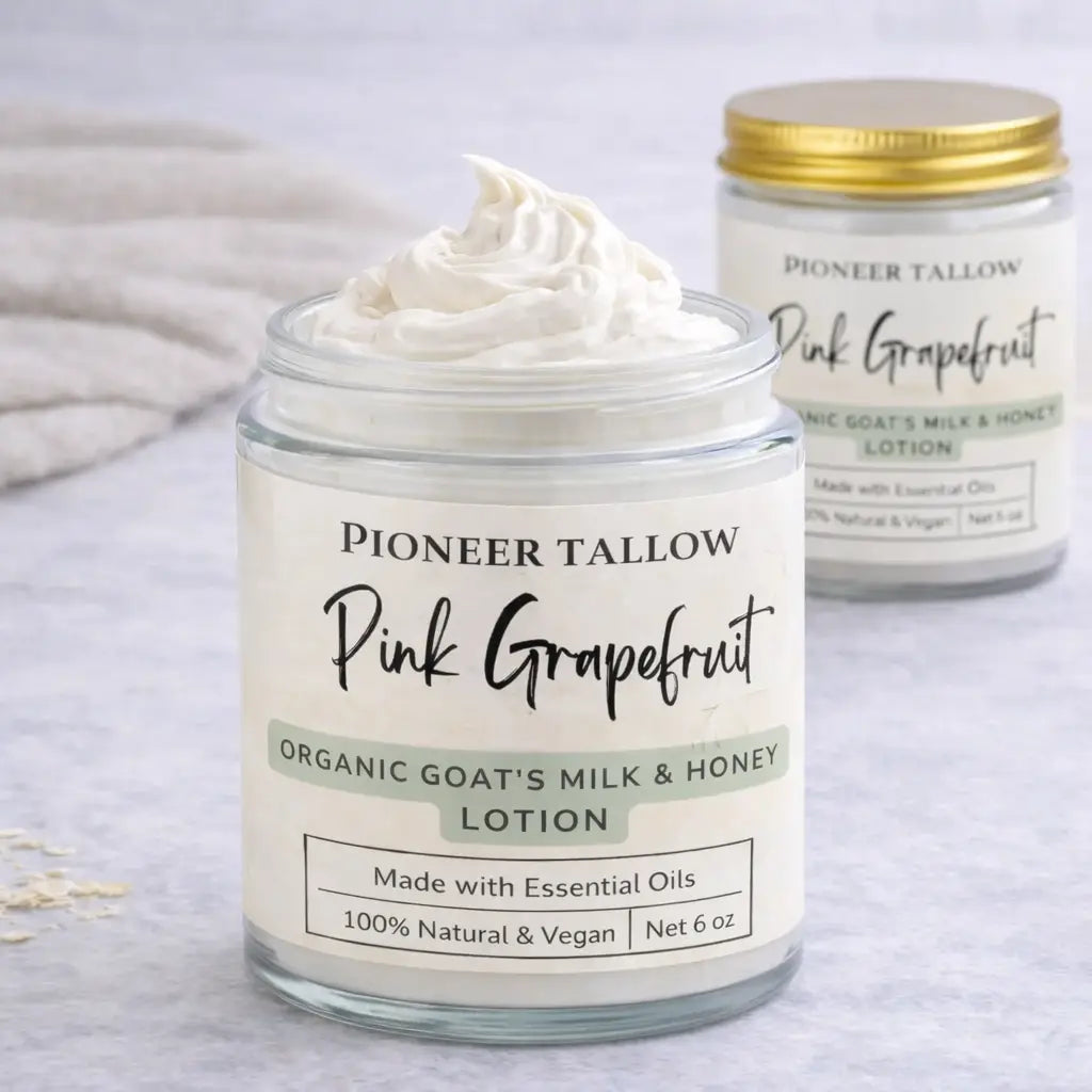 Pink Grapefruit — Organic Goat’s Milk & Honey Lotion