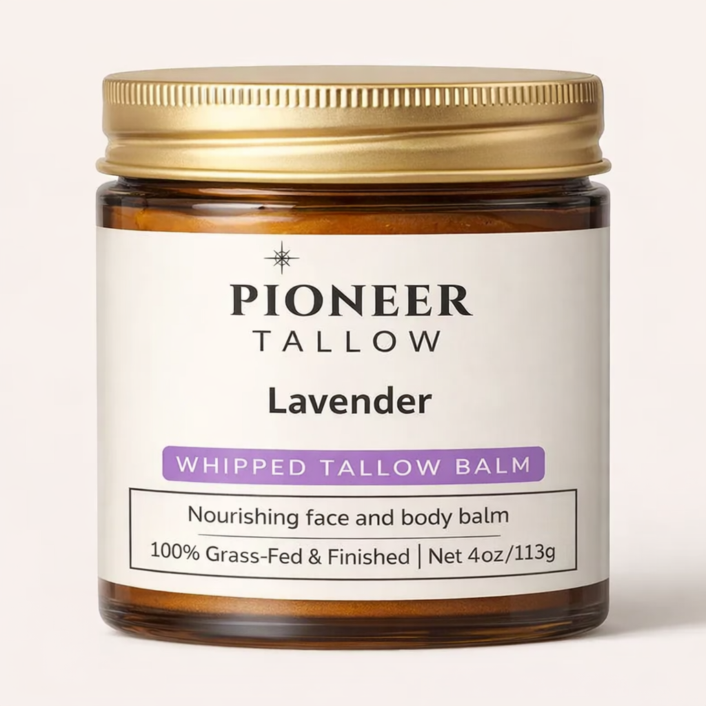 Lavender - Grass-Fed Whipped Tallow Moisturizer