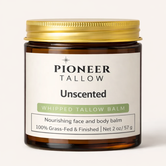 Unscented - Grass-Fed Whipped Tallow Moisturizer