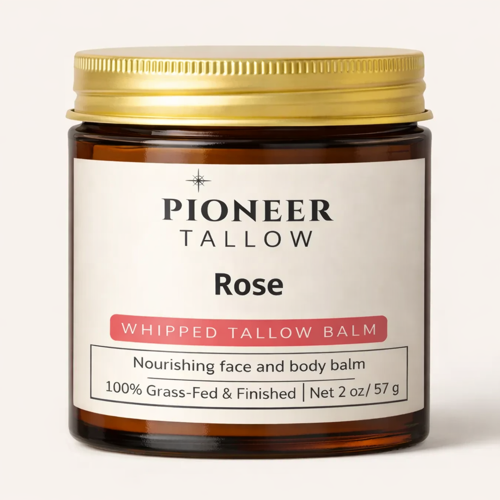 Rose - Grass-Fed Whipped Tallow Moisturizer
