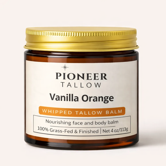 Orange Vanilla - Grass-Fed Whipped Tallow Moisturizer