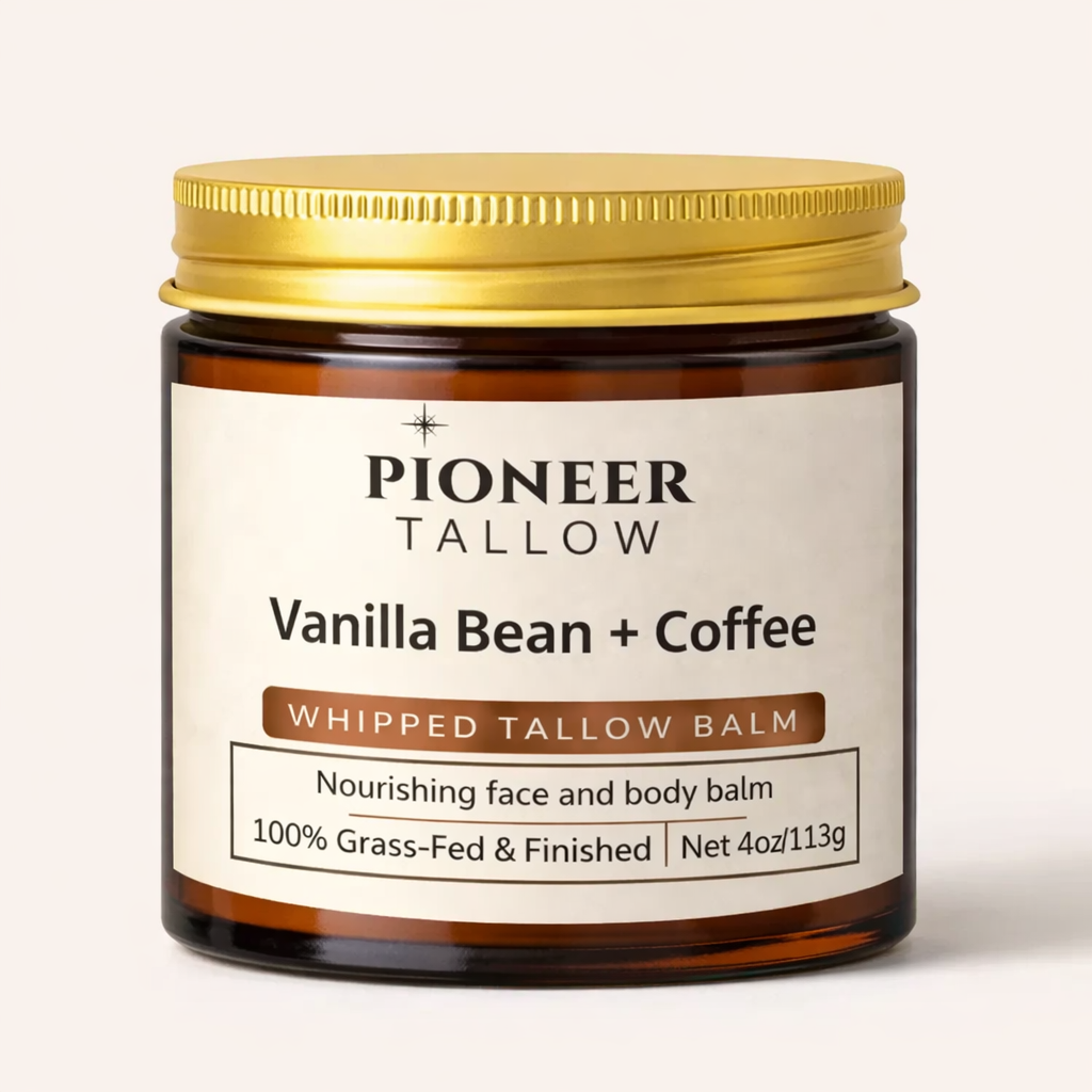 Vanilla Coffee - Grass-Fed Whipped Tallow Moisturizer