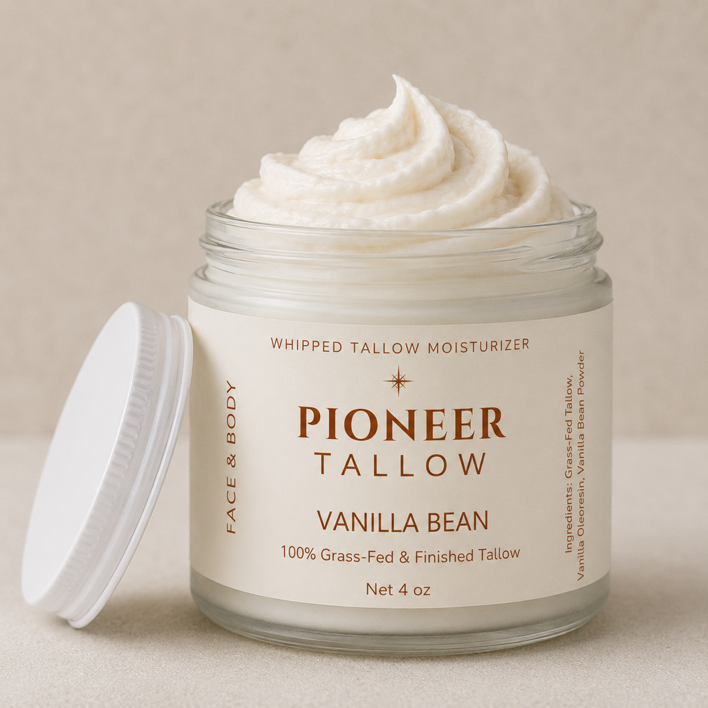 Vanilla Bean - Grass-Fed Whipped Tallow Moisturizer