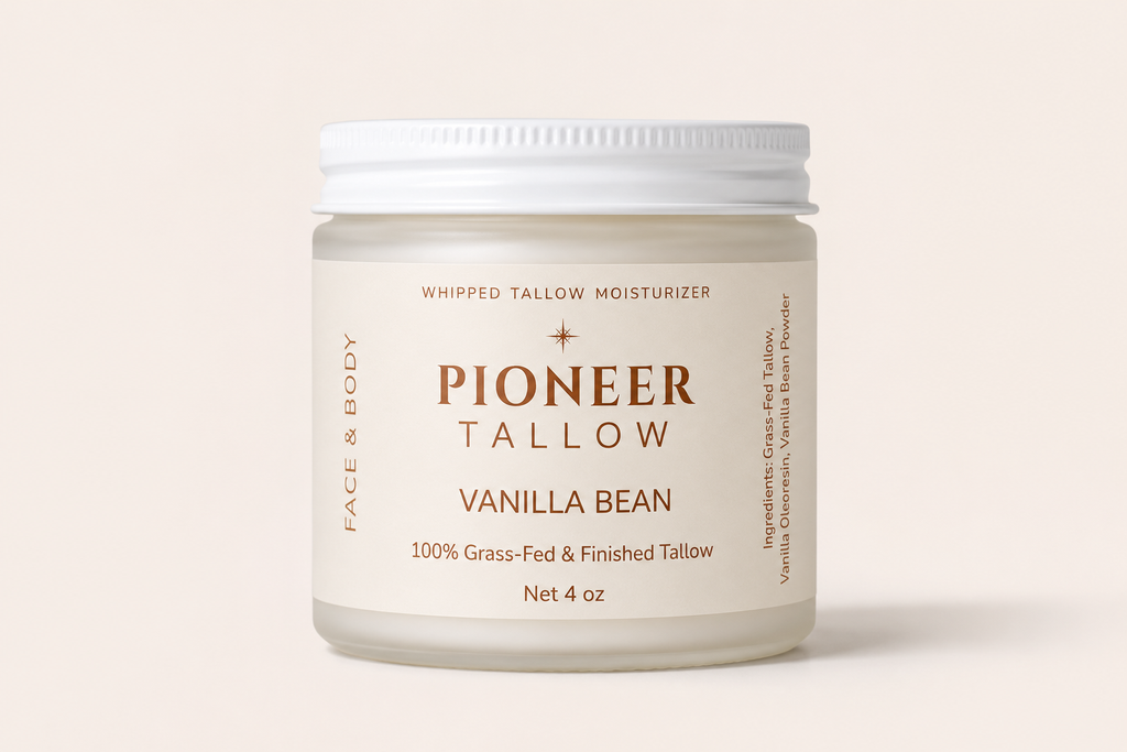 Vanilla Bean - Grass-Fed Whipped Tallow Moisturizer