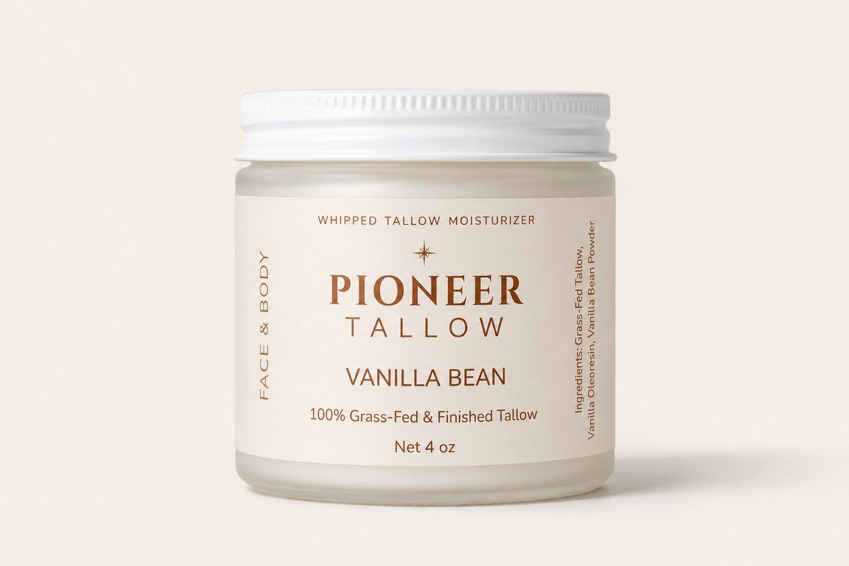 Vanilla Bean - Grass-Fed Whipped Tallow Moisturizer