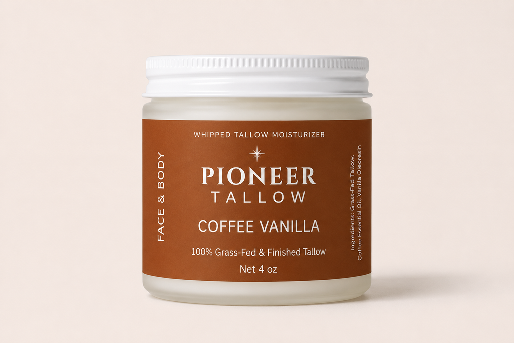 Vanilla Coffee - Grass-Fed Whipped Tallow Moisturizer