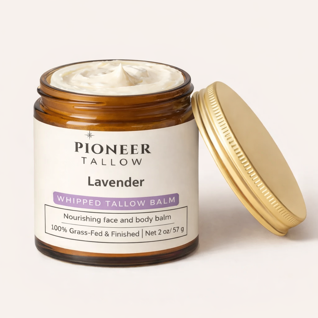 Lavender - Grass-Fed Whipped Tallow Moisturizer