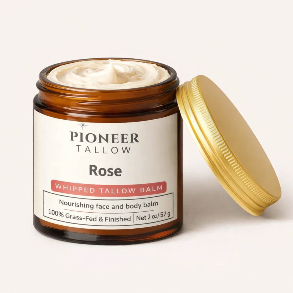 Rose - Grass-Fed Whipped Tallow Moisturizer