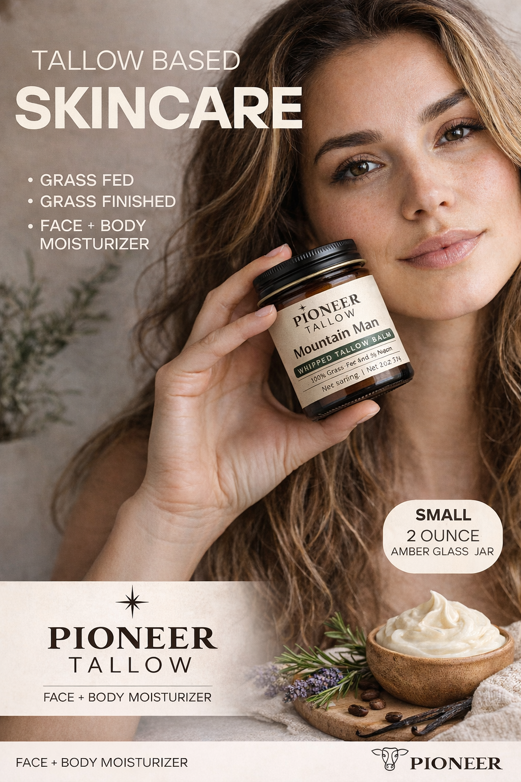 Calendula - Grass-Fed Whipped Tallow Moisturizer