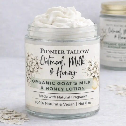 Oatmeal, Milk & Honey — Organic Goat’s Milk & Honey Lotion